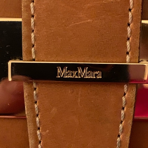MaxMara Vintage Tan Leather Purse - Picture 3 of 5